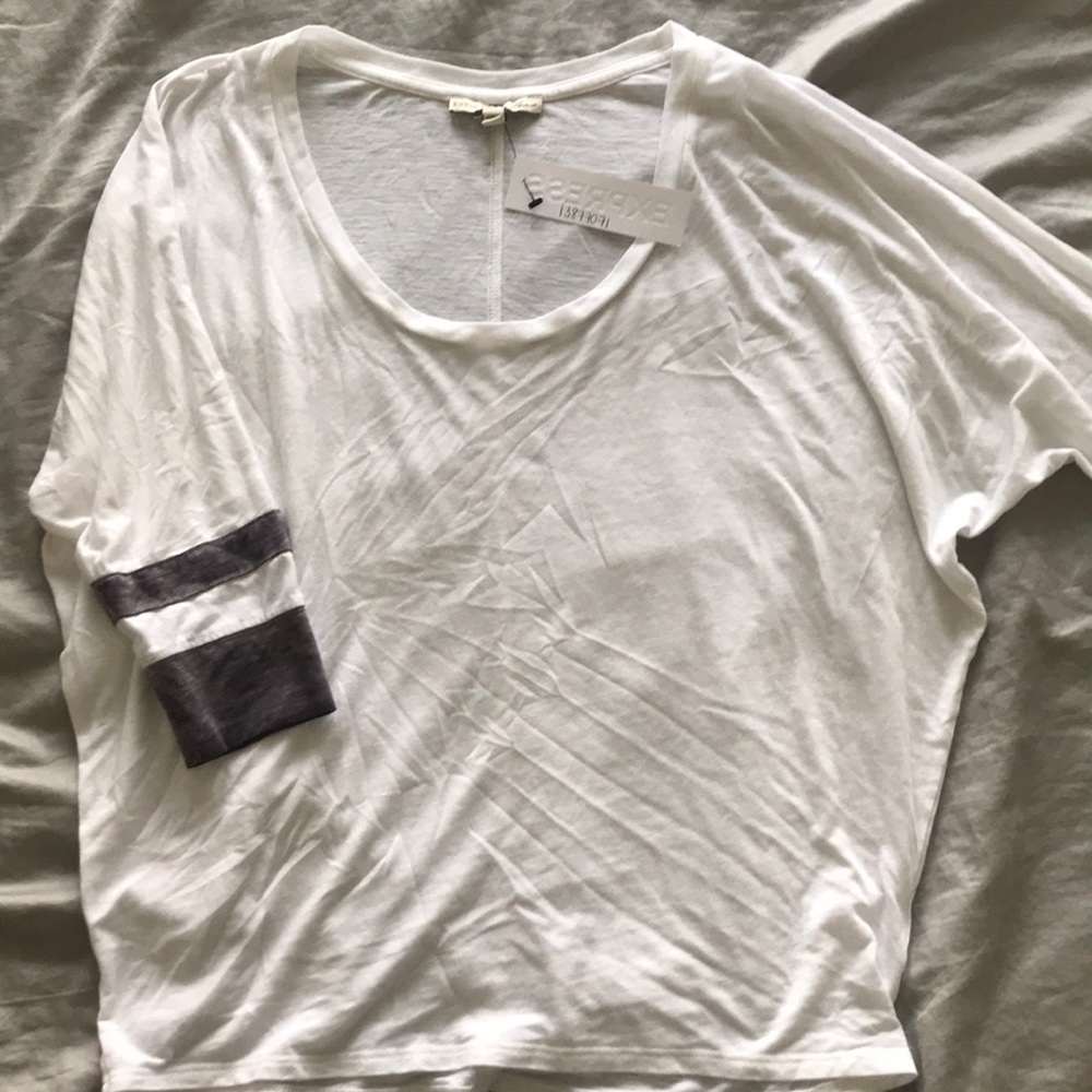 Express Relaxed 3/4 sleeve Top